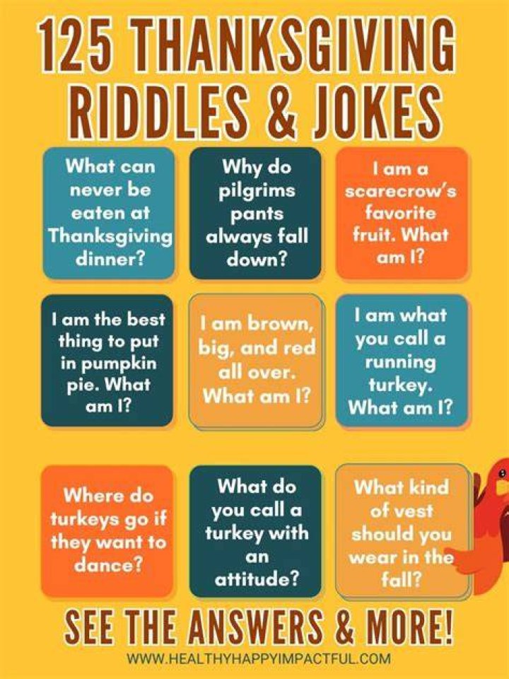 30 Turkey Jokes And Riddles For Thanksgiving This Season