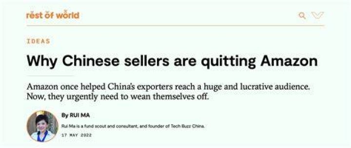 How to avoid chinese sellers on amazon