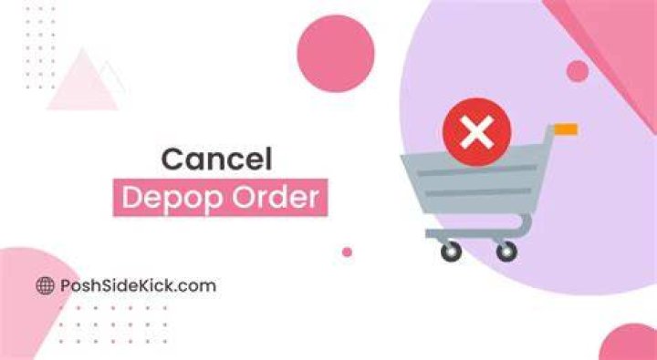 How to cancel an order on depop