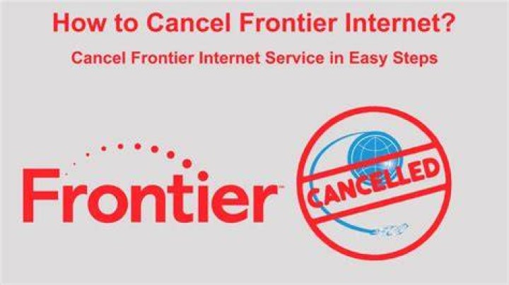 How to cancel frontier internet