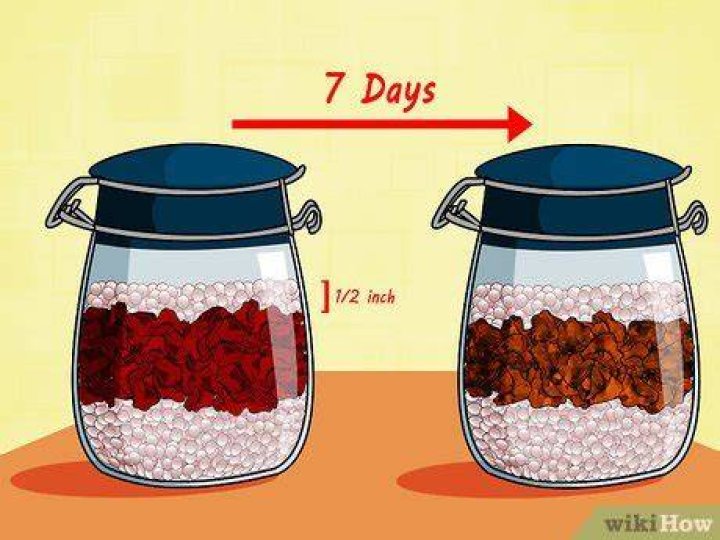 How to preserve rose petals
