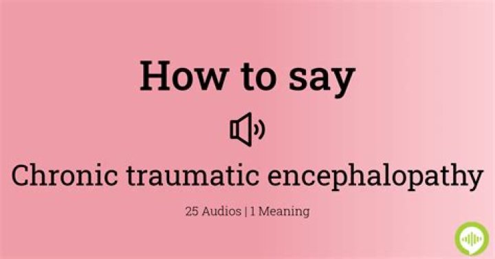 How to pronounce chronic