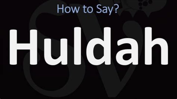 How to pronounce huldah
