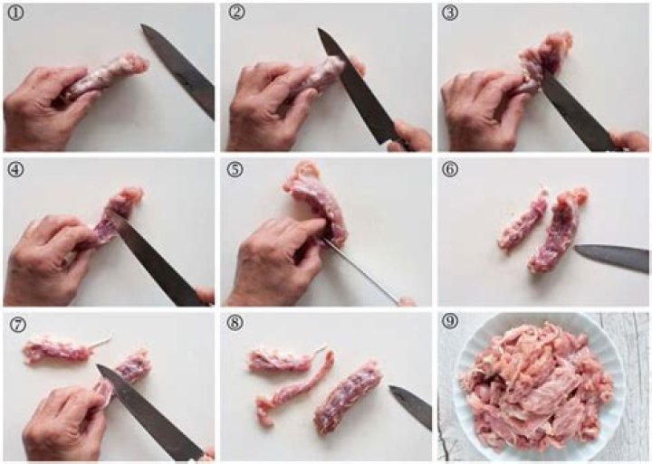 How to remove chicken neck