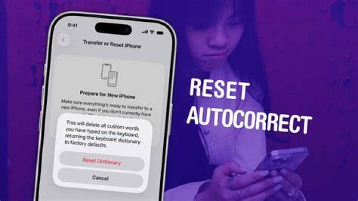 How to reset autocorrect on iphone