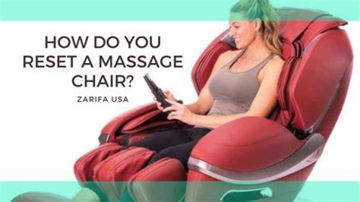 How to reset massage chair