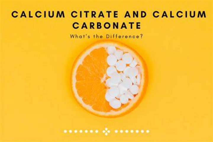 What is the Difference Between Calcium Citrate and Calcium Carbonate
