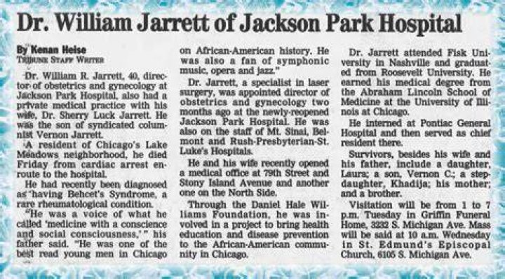 William Jarrett Biography, Family, Career, Wife, Heritage, Death